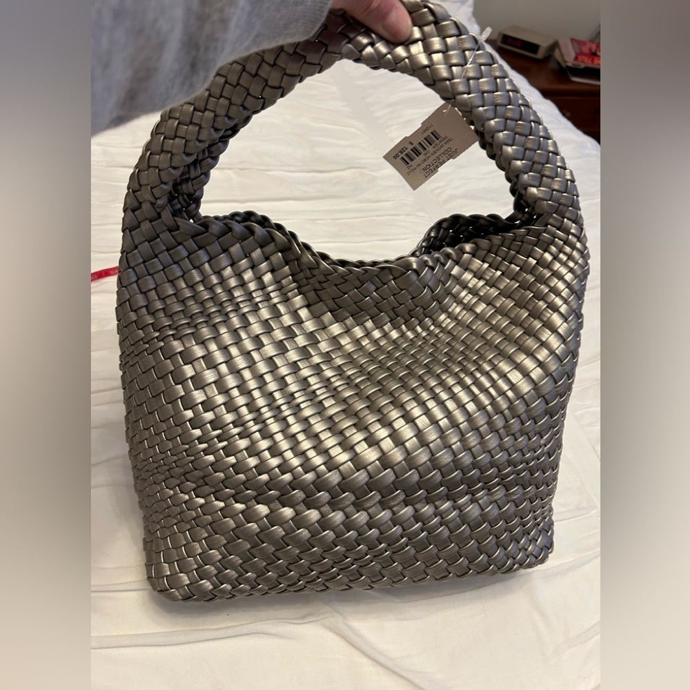 Woven Leather Purse/Tote